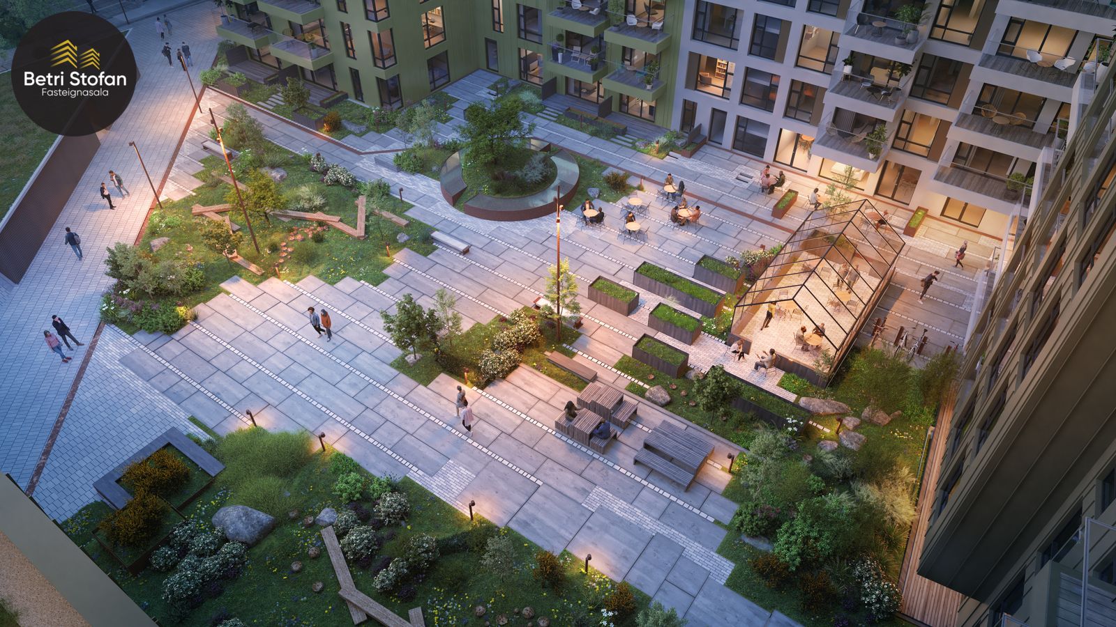 Appartament ta' 2 kamra, 1517 m²