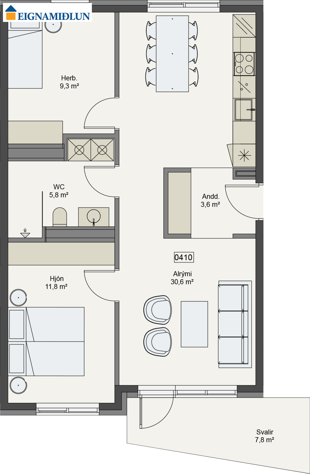 Apartment in Selfoss, Sveitarfélagið Árborg - View 2