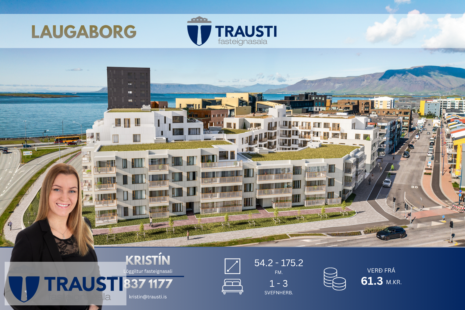 Fjölbýlishús - Laugaborg íbúð 312