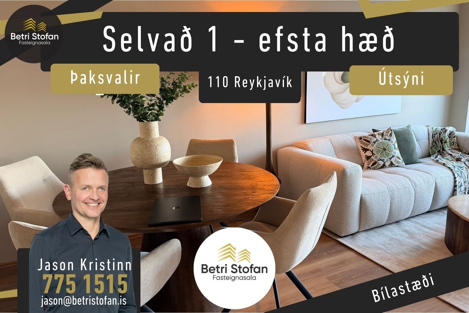 Fjölbýlishús - Selvað 1, kr