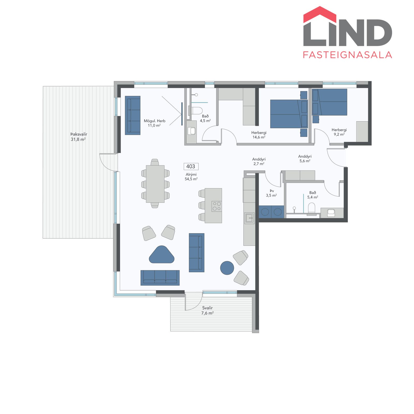 Apartment in Garðabær, Hnoðraholt, Höfuðborgarsvæðið - View 2