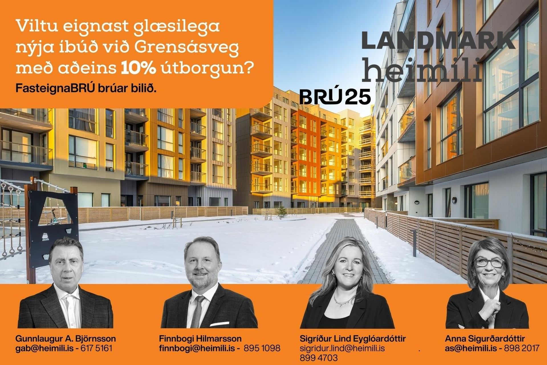 Fjölbýlishús - Grensásvegur 1F - 105, Reykjavík