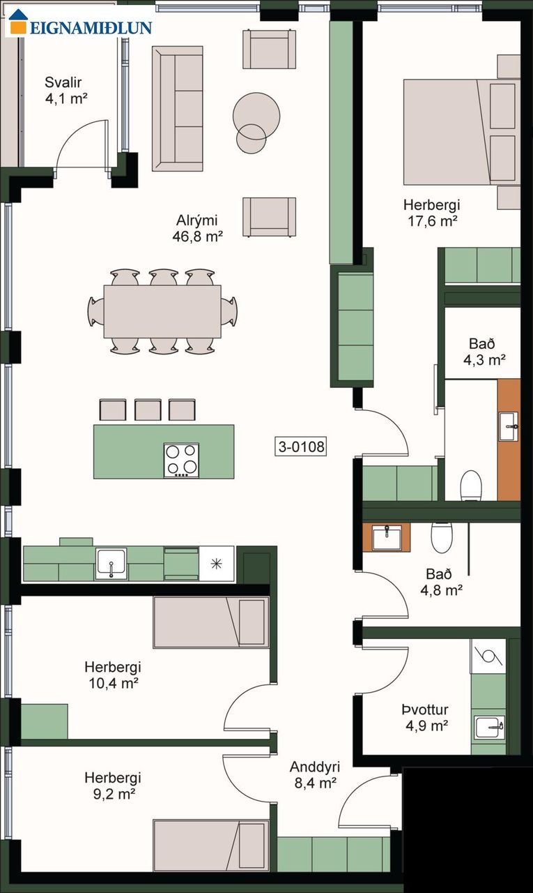 Apartment in kr - View 2